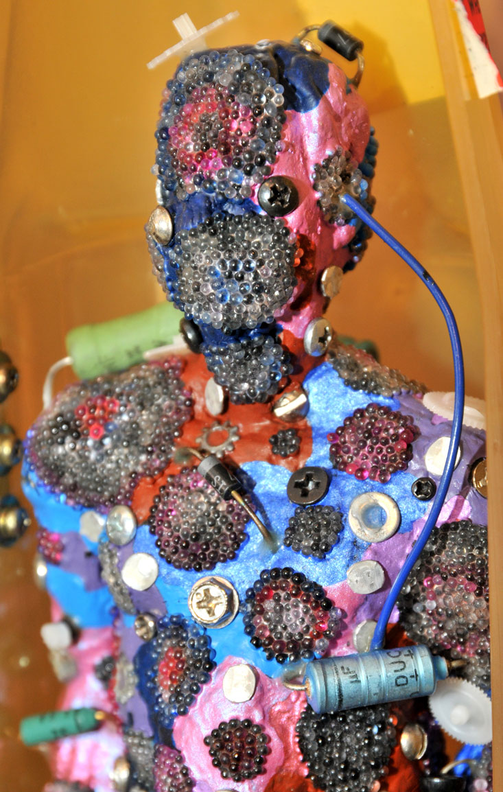 "Adam and Eve Action Figures," detail view of "Adam"