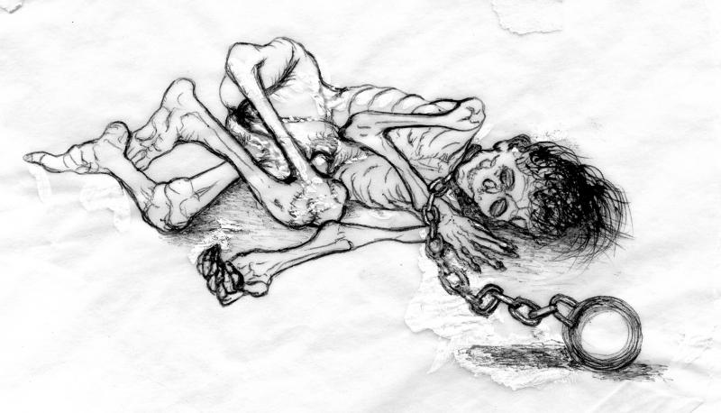 Study for "To Hell in a Handbag" work-in-progress
